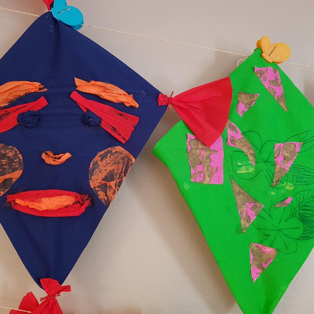 Färgglatt från våra deltagare på särskild kurs #upplevfolkhögskola #sanktamaria #sanktamariafolkhögskola