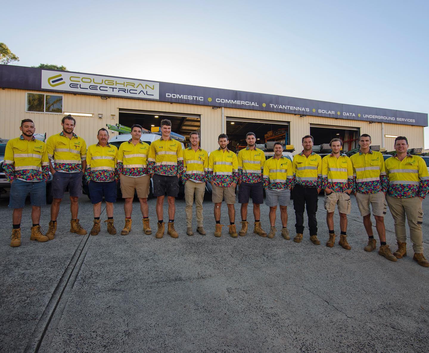 Happy Friday everyone from the Coughran Electrical team! #trademuttfriday #electrician