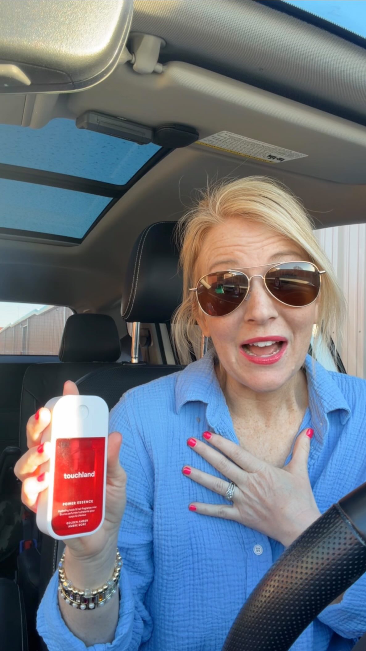 ✨ INSTANT REFRESH ✨
Some days you’re running from the gym → the store → school pickup → back out again… and there’s no time to fully reset in between.
This hydrating hair & body mist is your little in-between moment. One or two quick spritzes & you feel put together again — no full redo required.
If you love the Baccarat Rouge scent family (or its famous dupes 😉), this Golden Amber scent smells SO similar… just softer, lighter, and easy to wear all day.
Keep one in your purse or gym bag. You’ll understand after the first spray.
Available now in the shop! 💕
.
.
.
#onlinegiftshop #touchland #touchlandpoweressence #touchlandhandsanitizer #okcsmallbusiness