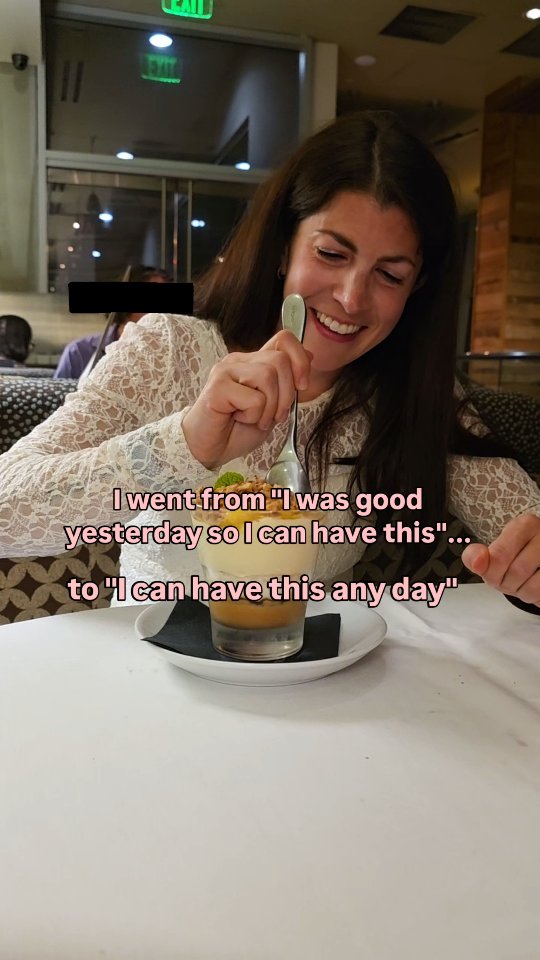 I used to treat food like a reward.
If I ate “clean” & “healthy" yesterday, I could have the sweet treat today.
If I worked out, I earned it.
If I didn’t, I felt guilty.
But that mindset gave food way too much power.
The shift wasn’t just telling myself I could have it any day.The shift was learning how to properly fuel my body so it was actually true.
Food isn’t earned.
It’s planned.
It fits.
And I don’t need to feel guilty about it.
Now most of my meals look like this:
I make sure there’s protein
They’re mostly whole foods
I include carbs and fats
And I eat regularly instead of skipping and “saving up.”
So when I have the dessert, its not rebellion or a reward. It’s just part of my day.
If you still feel like you have to earn food, you’re probably eating less than your body actually needs.
#foodfreedom #ditchdiets #macrotracking #allfoodsfit #sustainableweightloss