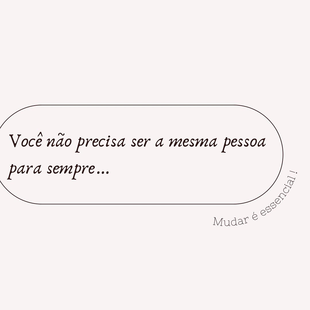 Ao pensar em rótulos, você pode pensar em como nasceu e foi criado para ser de determinada forma, mas você já parou para pensar aonde esses rótulos estão te levando?
Muitas das vezes você pode ficar preso na ideia de ser de determinada forma e não poder mudar isso, mas já parou para pensar se esse rótulo que você pode ter determinado para sua vida tá te aproximando do que de fato é importante para os planos que você tem?
As vezes, você precisa dar um passo para trás, entender o que quer e se o que você tá fazendo hoje está te deixando mais perto do que você gostaria para sua vida.
Hoje, te convido a repensar os rótulos que te acompanham. Será que eles te ajudam ou atrapalham?
A mudança, apesar de difícil, é essencial :)
#rotulos #psi #psicologa #psicologiaclínica #atendimento #atendimentoonline #psicologia #psicologiaonline #tcc #terapiaonline #terapiacognitivocomportamental
