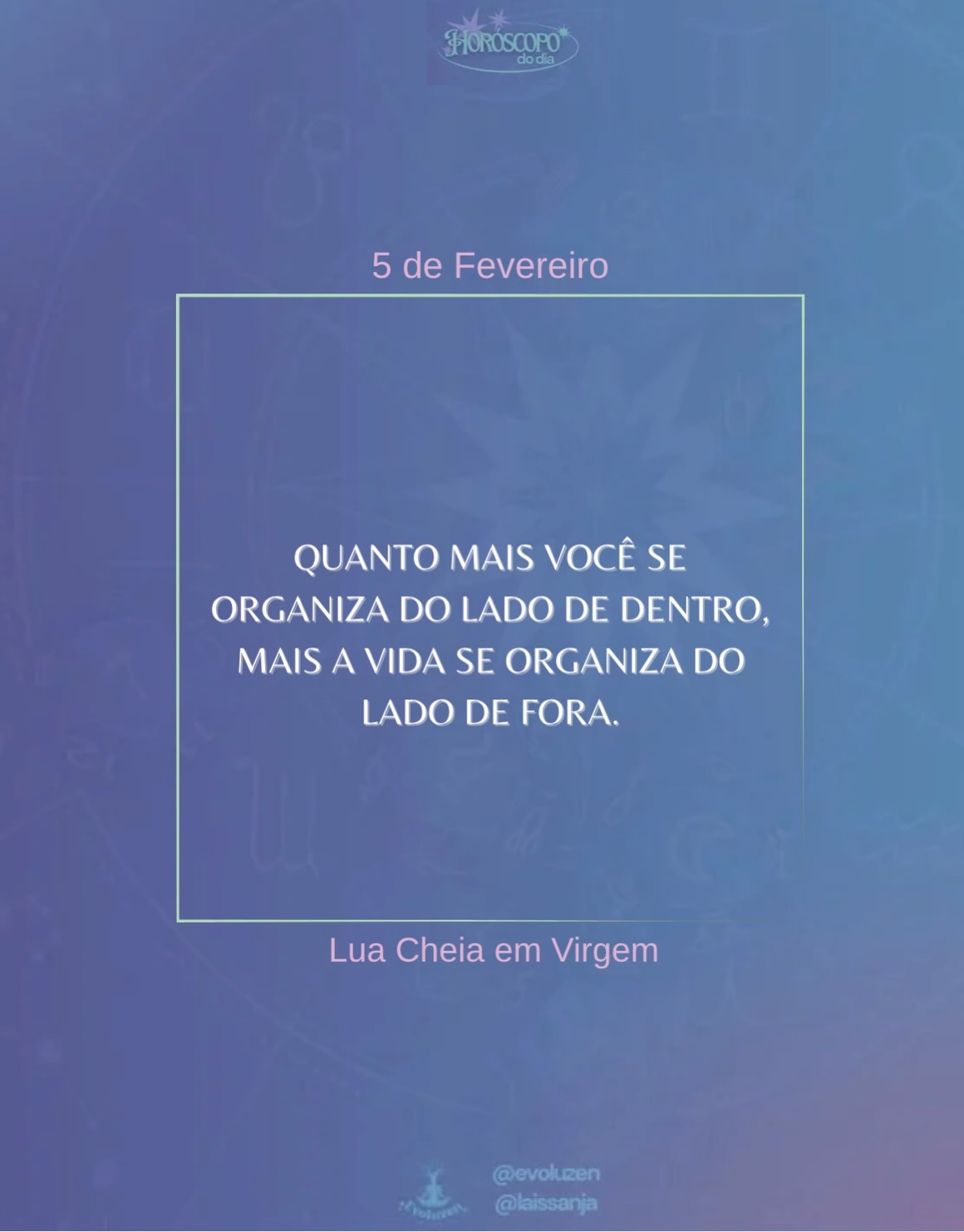 5 de fevereiro ✨