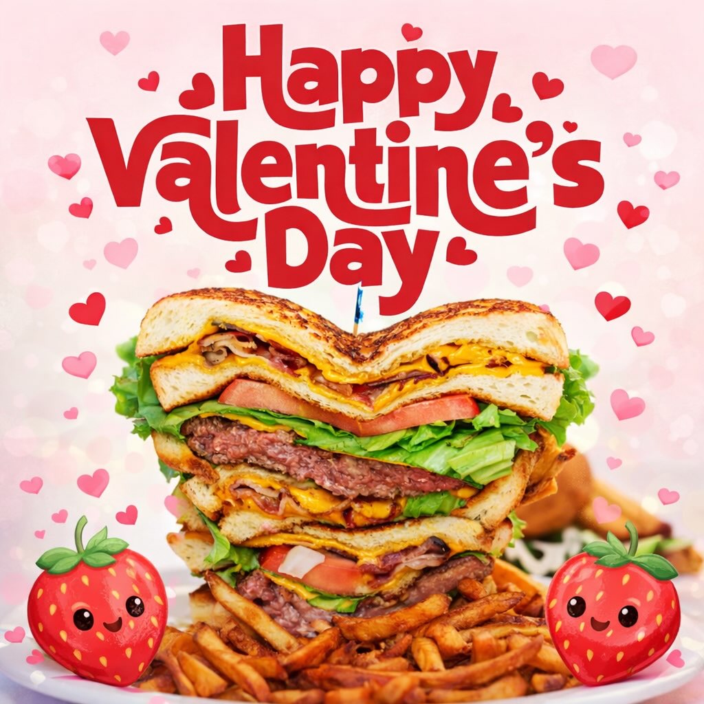 Happy Valentine’s Day Culpeper. Come out for brunch today from 9am-3pm, for dinner we are open until 11pm. We have delicious Valentine’s Day themed cocktails, craft draft beer, and wine. We look forward to seeing you all. 🥂🍻🍸💕