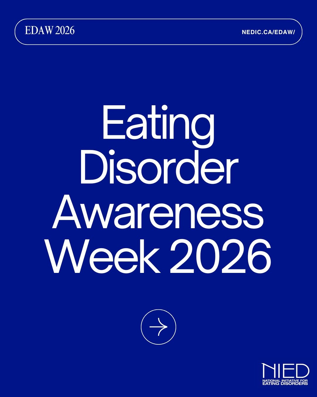 Eating disorders are serious mental health conditions that can affect anyone regardless of age, gender, race, body size, sexuality, or background. They are often difficult to recognize from the outside, and harmful stereotypes can prevent people from seeking the support they deserve.
From February 1st to February 7th, Eating Disorder Awareness Week reminds us why education and awareness matter. Challenging assumptions, recognizing harmful messaging, and speaking more kindly about bodies and food can make a real difference.
Eating disorders are treatable, recovery is possible, and no one should have to navigate this alone. Community, compassion, and connection matter. š
#EatingDisorderAwarenessWeek #EDAW #NEDIC #HealthDoesntHaveALook #MentalHealthAwareness