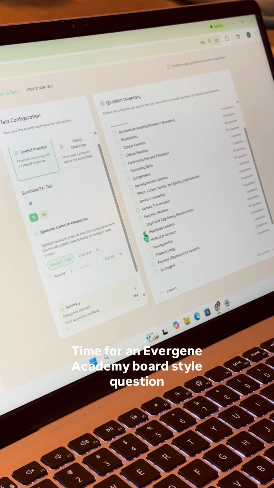 Let's do a board-style practice question using our new question bank!
EveryGene Academy out March 1 🙂
#genetics #geneticcounseling #boardsprep #geneticseducation #everygene