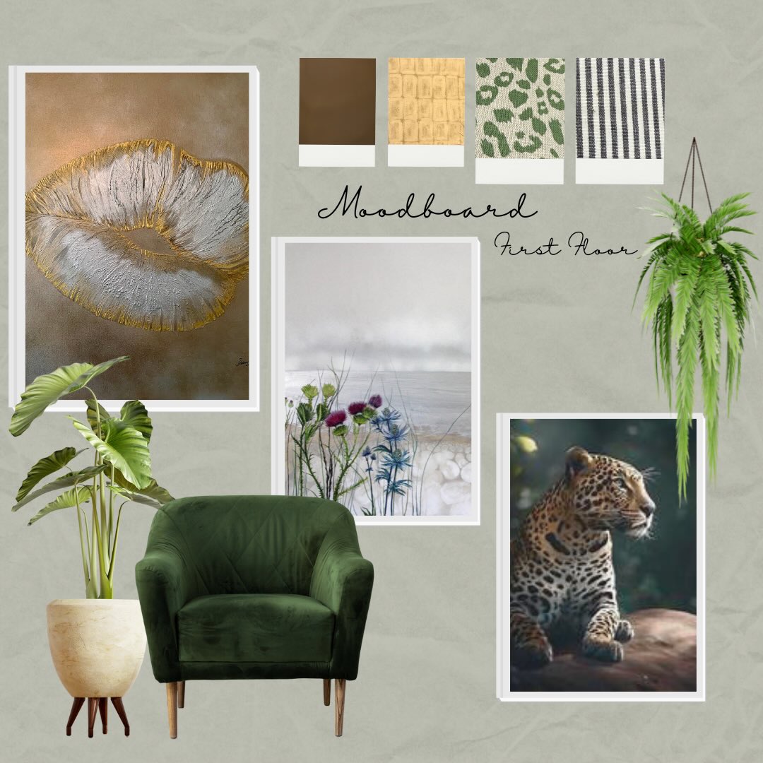 Sneak peek into my Tuesday mood board for a very dear and amazing, special client! I'm obsessing over this pale green hue that perfectly complements the stunning birds on a decked edge German Etching.
Can’t wait to see everything come together seamlessly! From designing to placing visuals, I'm all about creating a cohesive look that flows throughout the house. And the pièce de résistance? Custom leopard and gold commissions for the stairs! ❤️❤️❤️❤️🐆
Artworks chosen
The Bird of Bahia
The Call of Coacoara
Gold Lips
Wild Thistles HD Acrylic Glass Edition
Commissioned Art
For more info please DM ..
#stunning #commission #designer #art #new
@sarafisher_1_ @arteumlondon