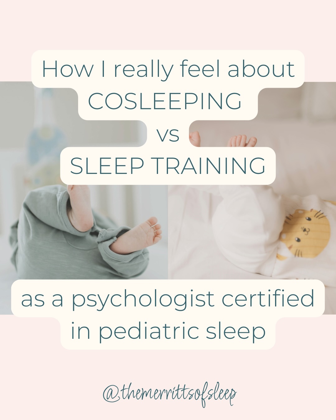 I’d love if the fighting about sleep choices stopped. If cosleeping works for you, great. If sleep training works for you, great. If something more in the middle, like a mix of both, works for you, great.
While I support families with responsive sleep training, you will never hear me say you “have” to sleep train. It may or may not be the right fit for your family, and it’s not up to me. I support families in doing what works for them, including sleep training and cosleeping.
You are the expert in what is best for your family, in sleep and beyond.
Follow @themerrittsofsleep for sleep & parenting support that feels good to you.
.
.
.
#sleep #sleepy #sleepdeprived #sleeptraining #babysleep