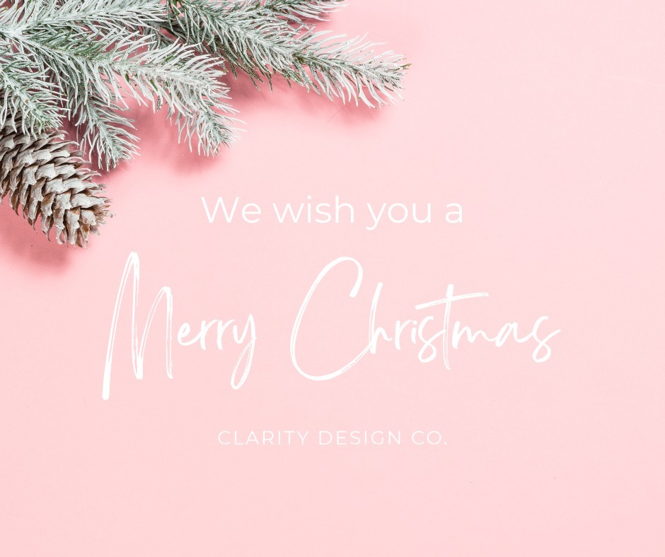 Merry Christmas to you! We hope you have a wonderful day celebrating with friends and family. Thank you for all of your support this year. We are so grateful for you!