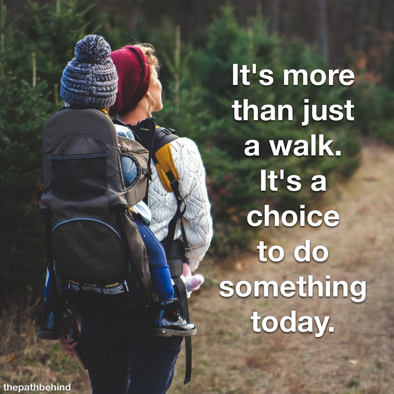 Don't underestimate the value in getting outdoors for a walk. It doesn't have to be complicated.