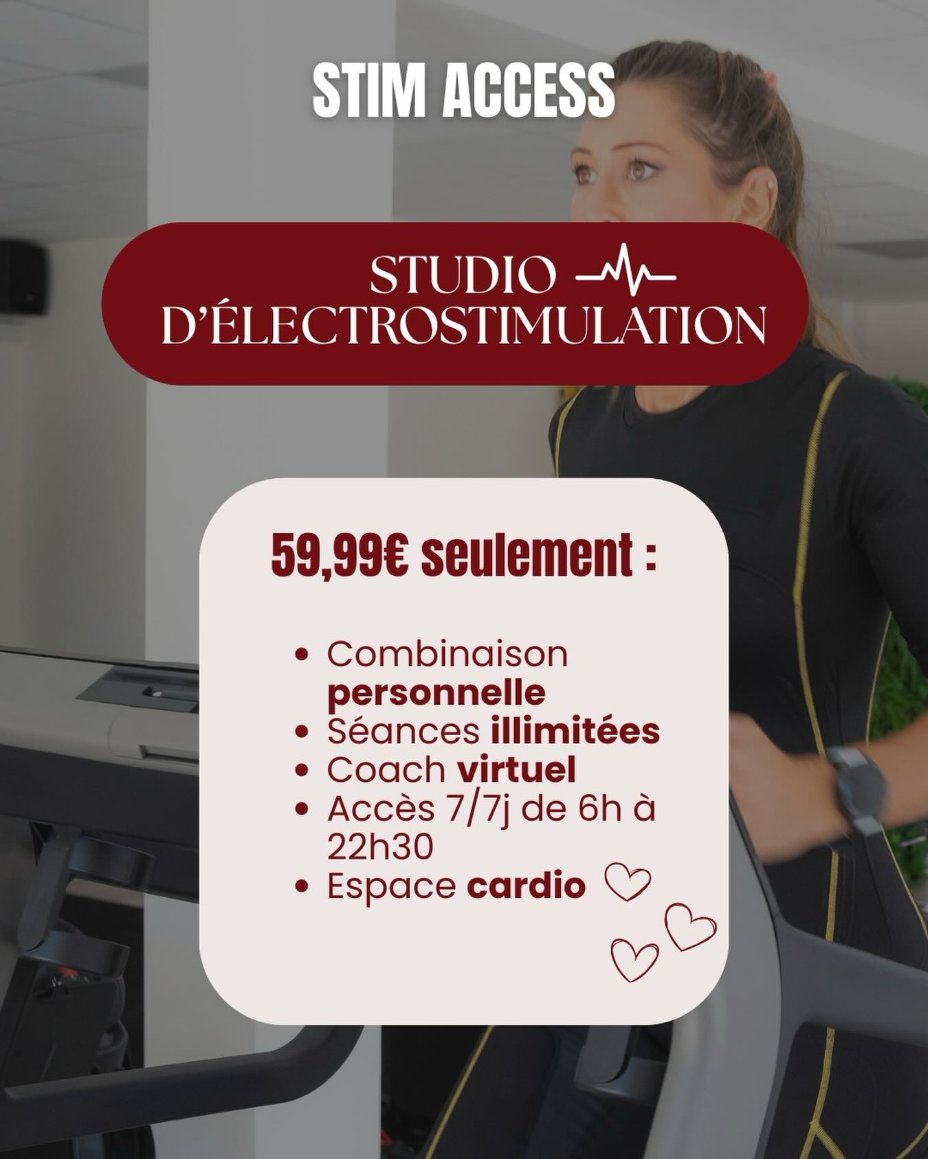 STIM ACCESS c’est … ✨
#electrostimulation #sport #ems #pertedepoids