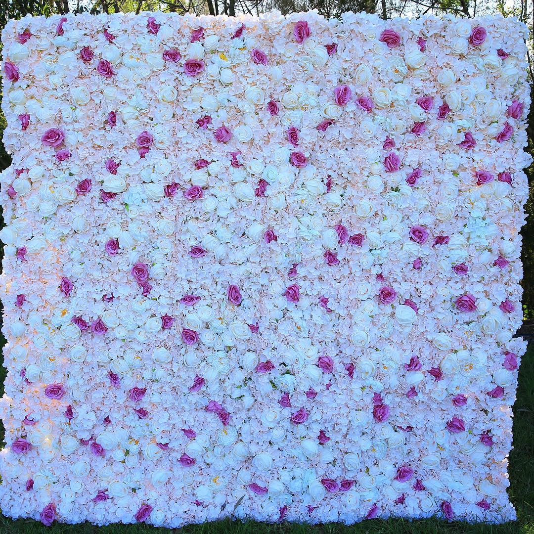 Our purple rain flower wall 💜💕💜#openairphotoboothau