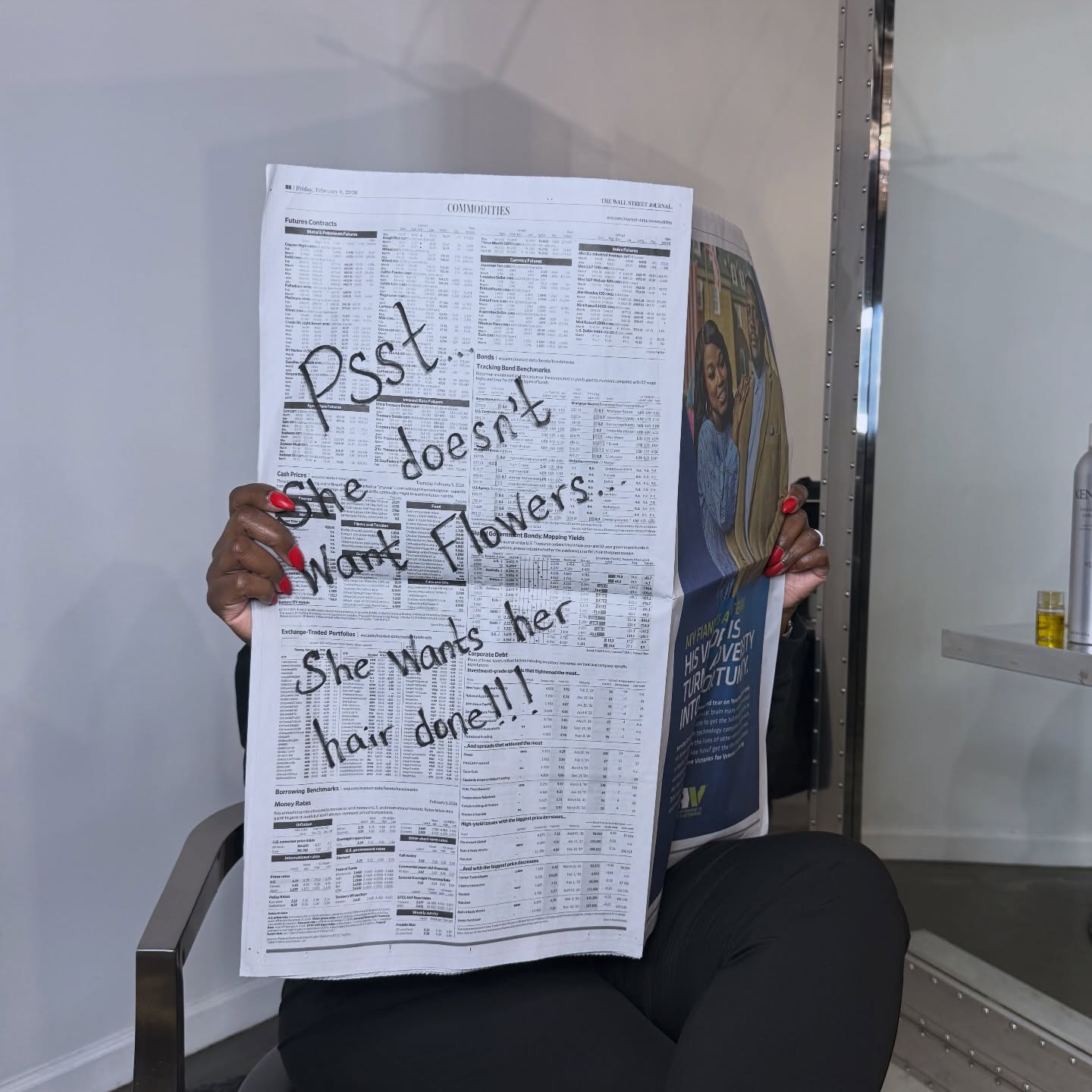 She doesn’t want flowers.
She wants her hair done.
And yes… this is her love language. 💅🏽✨ Schedule today www.hitexturehair.com.
#ValentinesDay #HairIsSelfCare