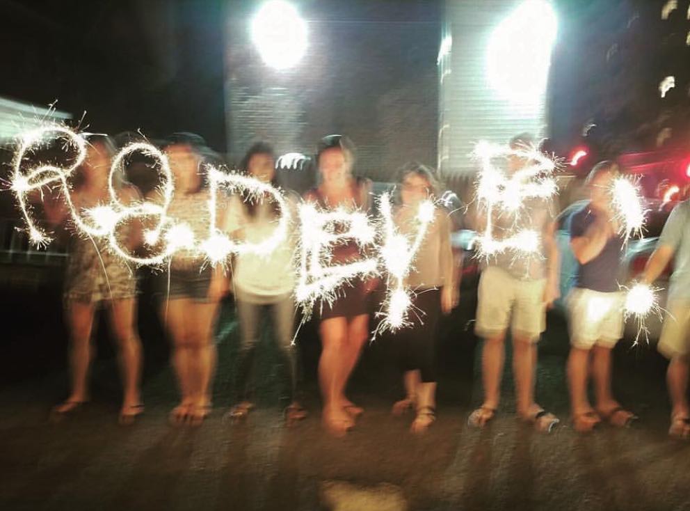 A very happy Fourth of July from our Redeye family! 🎆🇺🇸🎇#redeyelifestyle #4thofjuly #flightattendant #medstudent -photo cred @hxcalek - sorry if we missed anyone!!