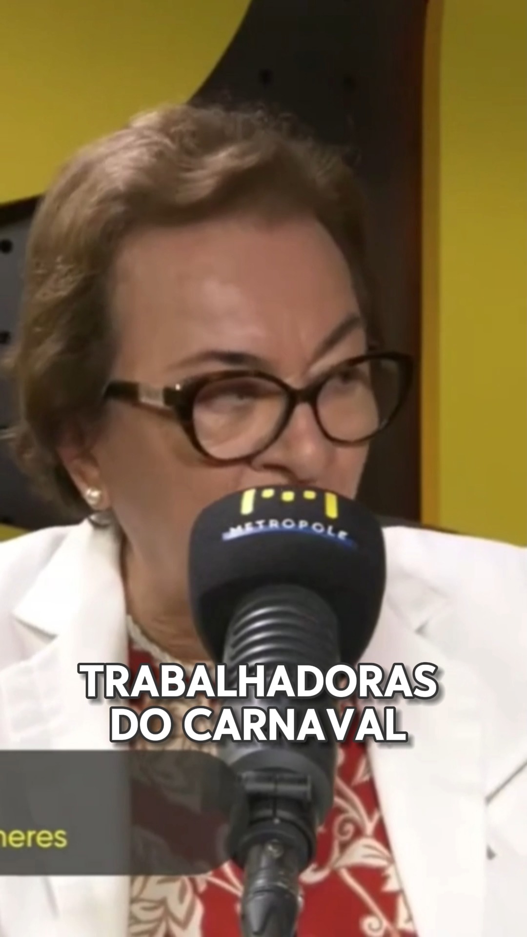 Apoio às Invisíveis
O Cuidado com as Trabalhadoras do Carnaval
Participei hoje de um bate-papo especial na Rádio Metrópole FM, onde conversei sobre as ações do Governo da Bahia para garantir trabalho digno, cuidado e acolhimento durante o Carnaval.