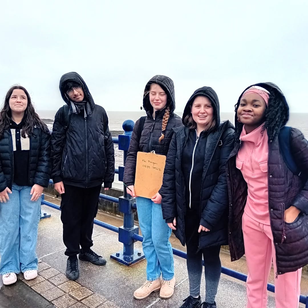 Still smiling despite the weather ☺️ #maximisingpotential #GCSEGeography #fieldwork