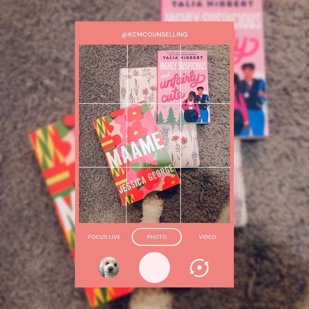 📚 February Reads 📚
Reading has been pretty high on my self-care activities over the past few months. I love that it provides me with time to decompress and immerse myself in another person's story.
Books (fiction and non-fiction) can be a great way to help us better understand the diversity of human experience and are one of my favourite ways to continue to learn about our world and the experiences of the people in it. I've picked reads that center on Black experiences as a part of the way that I'm recognizing and engaging with Black History Month.
You can usually find me with a thriller or a romance book, and this month, I'm pulling these two books from my bookcase.
📕 Highly Suspicious and Fairly Cute by Talia Hibbert. - A contemporary romance about two rival teens joining together in the midst of a survival course in the woods to win a grand prize... Also while trying to get through their complicated past together. Some themes listed in the book are parental abandonment, friendship, mental health and living with OCD.
📒 Maame by Jessica George. (the cover is stunning!) - A contemporary coming-of-age fiction about a woman who is the primary caretaker for her father with Parkinson's disease while her mother spends time in Ghana. When her mother returns, she is excited to leave the family home and start living on her own. Some of the themes listed in the book are familial duty, racism, love, and friendship.
✨ What are you reading this month? ✨
ps. can you spot my dog's special appearance(s)?
🏷 #aboutme #psychotherapist #ygktherapist #ygkentrepreneur #ygkbusiness #ontariotherapist #reading #selfcare #kcmcounselling