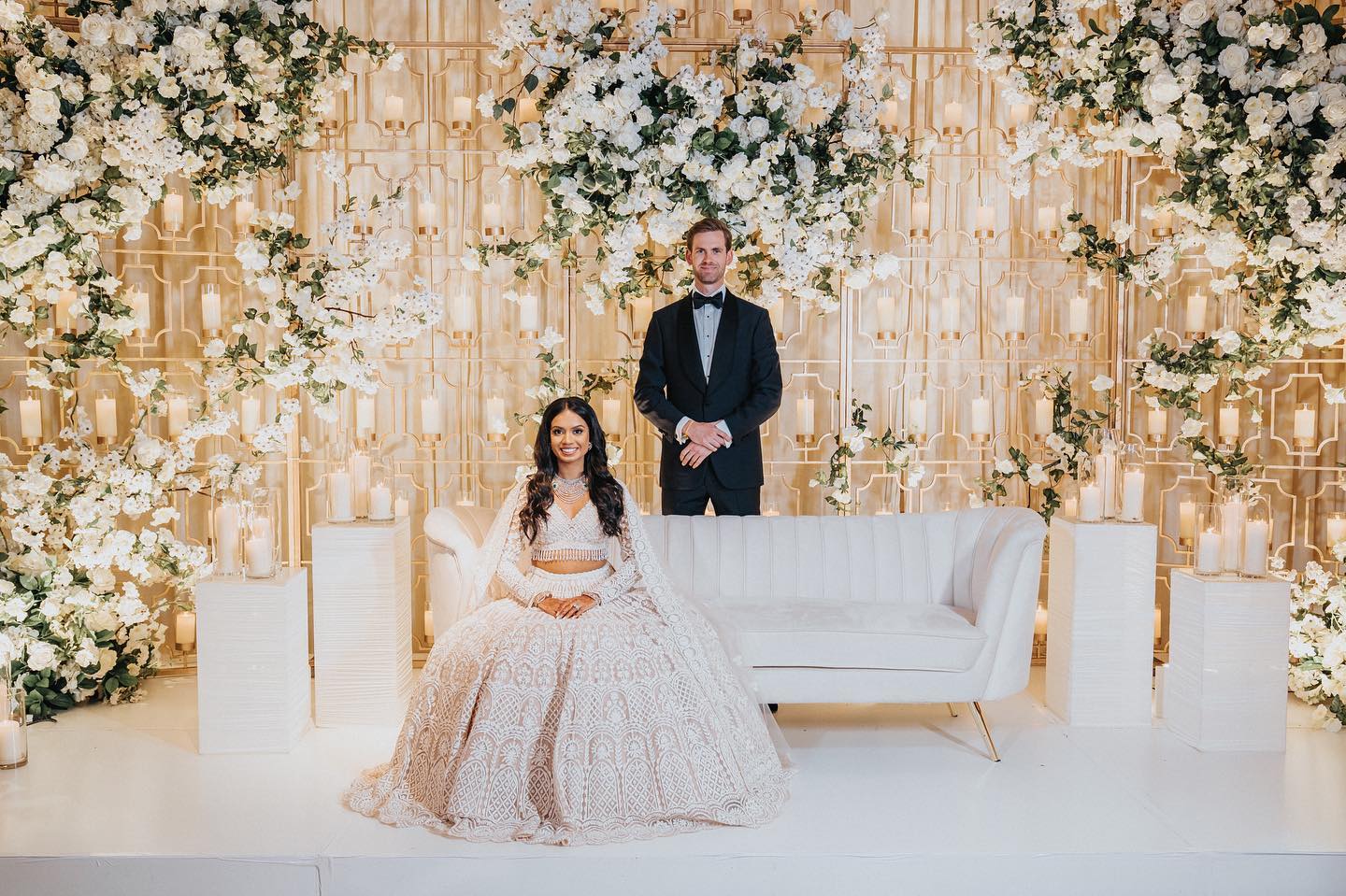Love radiates in the warm glow of candlelight ✨ 💗
Couple: @ankita_naraparaju and @thehartz
Planner: @events_by_heena
Decor: @Elegant.affairs
Photo/Video: @ptaufiqphotography
DJ: @dneventsolutions
HMUA: @cinderellabridez
Venue: @thegrovenj