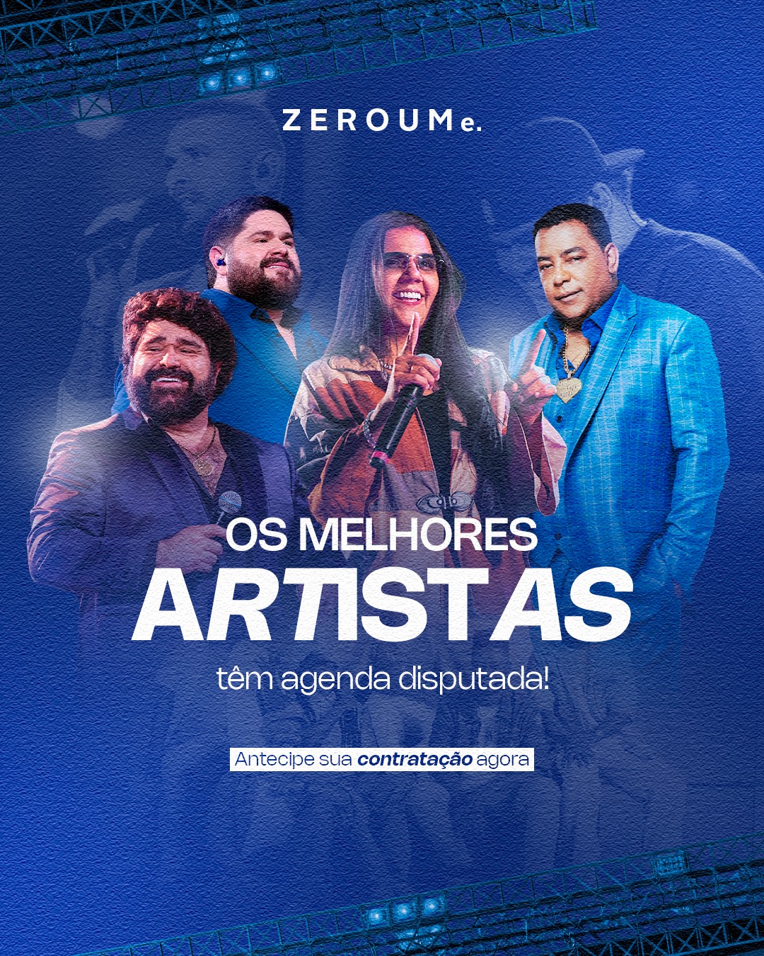 Artistas de destaque costumam fechar agenda com meses de antecedência. Planejar cedo significa mais opções, mais qualidade e menos risco!
Converse com a ZEROUMe. e antecipe sua contratação.
contato@01e.com.br
#01e #zeroume #agenciamentodeshows #eventos #shows