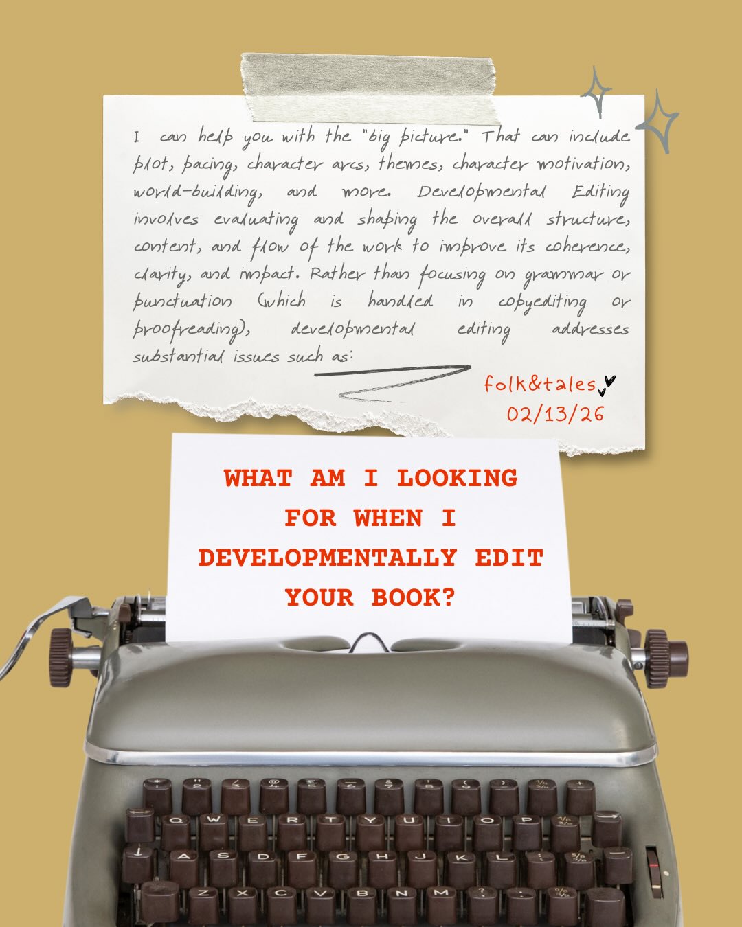 🤍 Your story matters, and it deserves to shine.
If you’ve poured your heart into a manuscript but feel unsure why it’s not quite landing, developmental editing can help. I work with you on the big picture, clarifying your vision, strengthening the structure, deepening character arcs, refining pacing, and making sure your themes come through with honesty and impact.
This isn’t about fixing commas. It’s about honoring your voice, understanding your intentions, and shaping your story into the version you’ve been trying to tell all along. You don’t have to do that alone.
✨ Let’s uncover the heart of your book and help it reach the readers it was meant for.
👉 DM me or tap the link in bio to work together.
#DevelopmentalEditing #HeartOfTheStory #AuthorLife #WritingJourney #BookEditing