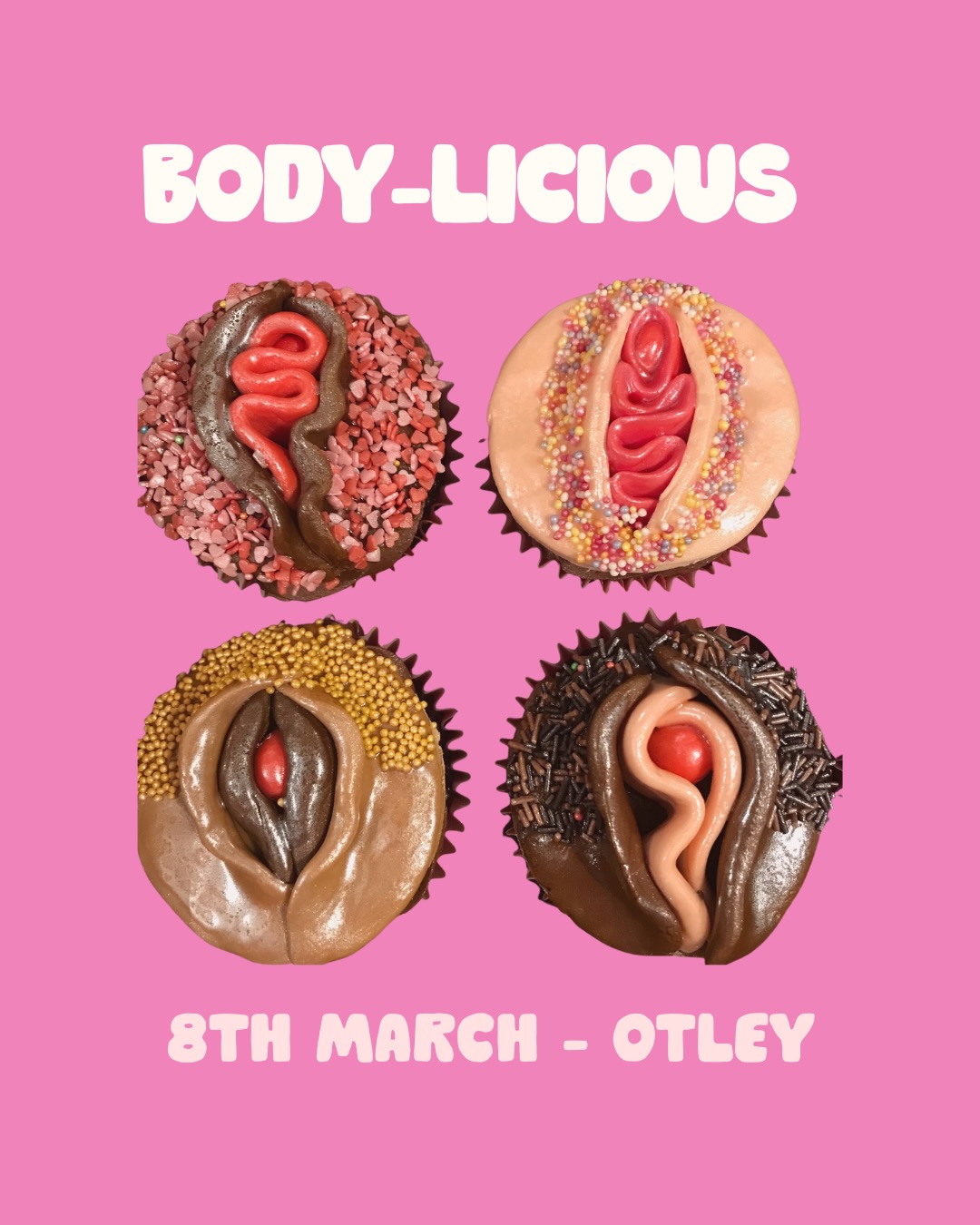 🧡 Body-licious Workshop 🧡
Join us (Alis & Frances) on Sunday 8th March for a lovely down-to-earth workshop created to celebrate our bodies & our stories – exactly as they are!
Together we’ll explore making space for our bodies and perhaps celebrating them with soothing movement, sharing & creative play. You’ll even get to take home four handmade cupcakes (YUM!). The best bit obvs!
We’re definitely not looking to fix or solve anything, but an opportunity to have good chat, have a laugh and slow down for a few hours together with our silly, funny, wonderful bodies.
What’s included (with love)
✸ Gentle somatic movement
✸ Playful movement + joy
✸ Creative cupcake decorating to take home
✸ Community sharing circle
✸ Herbal Teas
📍 Sunday 8th March | 2.30-6pm
📍 Soma Wellness, Otley
⭐ £49 Earlybird Spots until 21st Feb
⭐ £55 Full Price
⭐ 5% of profits going to Leeds Women’s Aid.
At Soma Wellness, Otley
Book via Soma’s website (link in bio)
Love Alis & Frances xx
@yeahlovealis @movement.alchemy @soma_wellness_otley
This space is being held on International Women’s Day and is lovingly designed for women, transwomen, & nonbinary folk to come together in celebration of our bodies, experiences and the diverse bodies!
We acknowledge that the vulva does not define womanhood. Not all women have vulvas, and not everyone with a vulva identifies as a woman. This space celebrates the vulva as part of many individuals’ lived experiences, and as a symbol often hidden or stigmatised in society. Growing up, many of us never learned about the vulva or even heard the word spoken. Through this workshop, we aim to reclaim the vulva as a source of empowerment, creativity, & connection, while honouring the diversity of bodies & lived experiences.