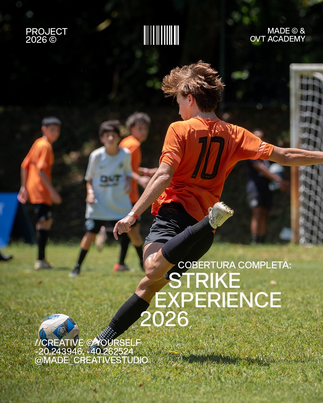 Strike Experience 2026 entregue!
Esse é o nosso olhar por trás do Strike Experience: captar movimento, emoção e verdade em cada clique. Não é só sobre futebol, é sobre histórias sendo construídas dentro de campo e a Made está ali pra transformar cada instante em história.
Mais do que cobertura, é conexão com o esporte, com as pessoas e com o propósito por trás de cada evento.