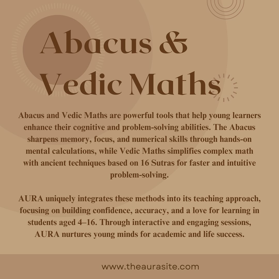 At AURA, ancient wisdom meets modern brilliance!🧮✨
.
.
.
#abacus #abacuskids #abacuslearning #abacusforkids #abacusmaths #vedicmaths #vedicmathematics #abacusandvedicmaths #nurturingyoungminds