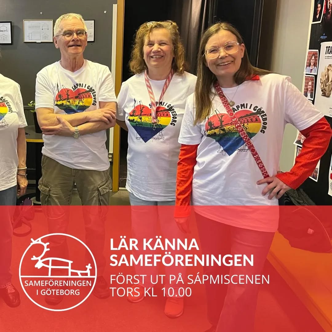 Imorgon smäller det! Bokmässan sätter igång och Sameföreningen i Göteborg är först ut på Sápmiscenen!
Vi verkar för samer som av en anledning eller annan befinner sig i västra Sverige, långt utanför Sápmi.
Hör ordförande Lena Thorneus berätta om hur vi jobbar med att synliggöra samisk identitet och gemenskap - och varför det är ganska fantastiskt att vara same i Göteborg!
Bures boahtin! / Buorisboahtem! / Burist båhtem! / Buerestbåhtieme! / Buerie båeteme! / Välkommen!
❤️💚💙💛
#Bokmässan2024 #TemaSápmi #Sápmi #SamiskLitteratur #sameistorstan #sameforeningeniGBG #bästkusten