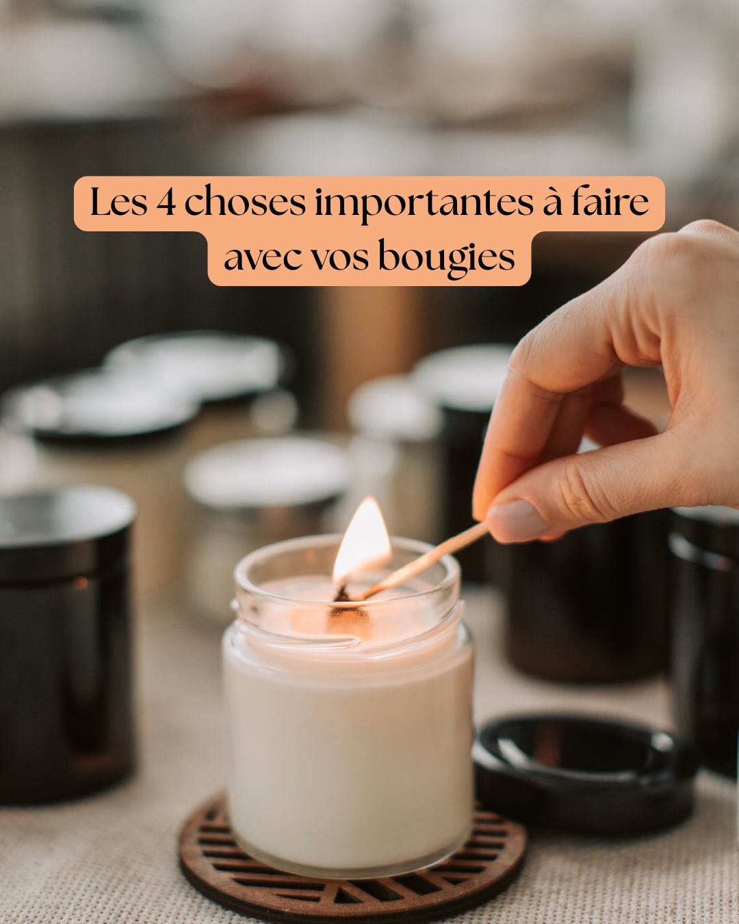 Il y a 4 choses principales à savoir sur les bougies pour les utiliser de la meilleure façon.
Et vous, quelle erreur faites-vous ?
#bougie #erreur #bougieparfumee