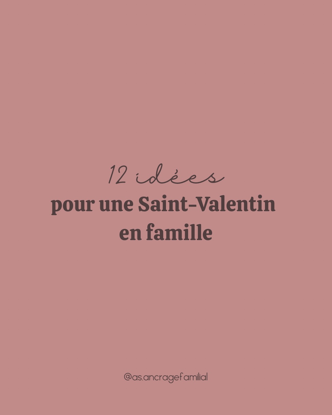 Des belles idées pour remplir le réservoir affectif de ton enfant cette semaine. 🩷
Temps de qualité ++
https://www.annesophiebourgeois.com/post/11-idées-pour-une-saint-valentin-en-famille
Bonne semaine de la St-Valentin !