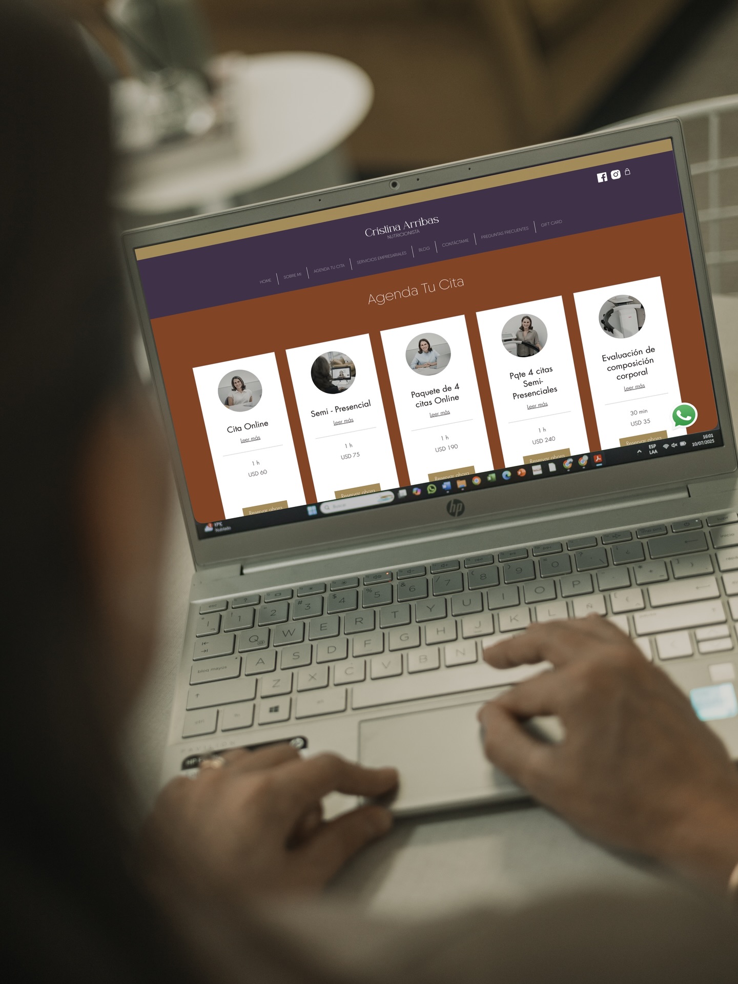 ¡No te olvides de agendar tu cita!
Agenda tu cita online o semi presencial desde la web.
www.cristinaarribas.com