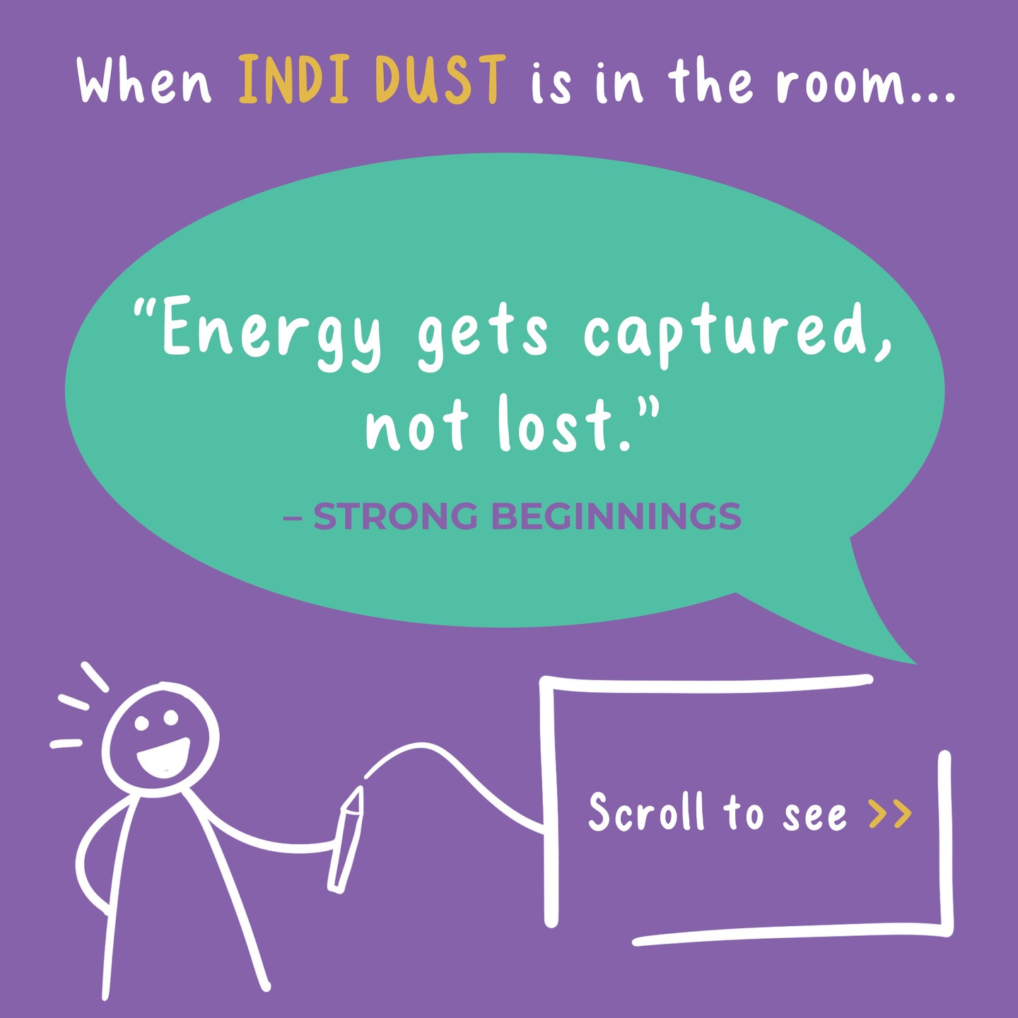 Community workshops shouldn’t disappear when the day ends.
But they often do.
Big conversations.
Shared stories.
So much care in the room.
Then everyone goes home
and it slowly fades into notes and folders.
I started Indi Dust because of that.
To hold onto what actually matters.
The energy.
The relationships.
The turning points.
The story underneath it all.
Listening.
Noticing patterns.
Translating it into visuals people can keep using long after the chairs are packed away.
Energy gets captured, not lost.
A small glimpse from a recent session with Strong Beginnings.
Curious what Indi Dust might notice in your next workshop? Drop me a line!