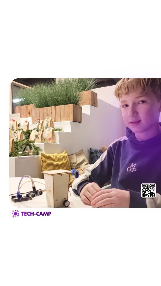 Intelligenter Mülleimer 🗑️
Der Deckel öffnet automatisch, sobald sich ein Objekt nähert. Ganz ohne Berührung. Nach 5 Sekunden schließt er sich wieder von selbst. Sauber, kontaktlos und ein Stück Alltag, das plötzlich smart wird.
#SmartHome #Automatisierung #Kontaktlos #Jugendprojekt #TechCampAcademy