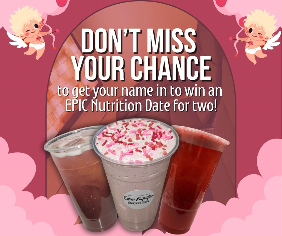 ⏰ Last chance to enter! ⏰
Win an EPIC Date for Two featuring:
🥤 Two shakes
🍹 Two teas
🧂 A relaxing Salt Room session
To enter, visit Monday’s original post and:
✔️ Like
✔️ Share
✔️ Tag your date
Make sure it’s done on the original post from MONDAY to be included in tomorrow’s drawing!
We’re so excited to spread the EPIC love and announce our winner tomorrow 💕