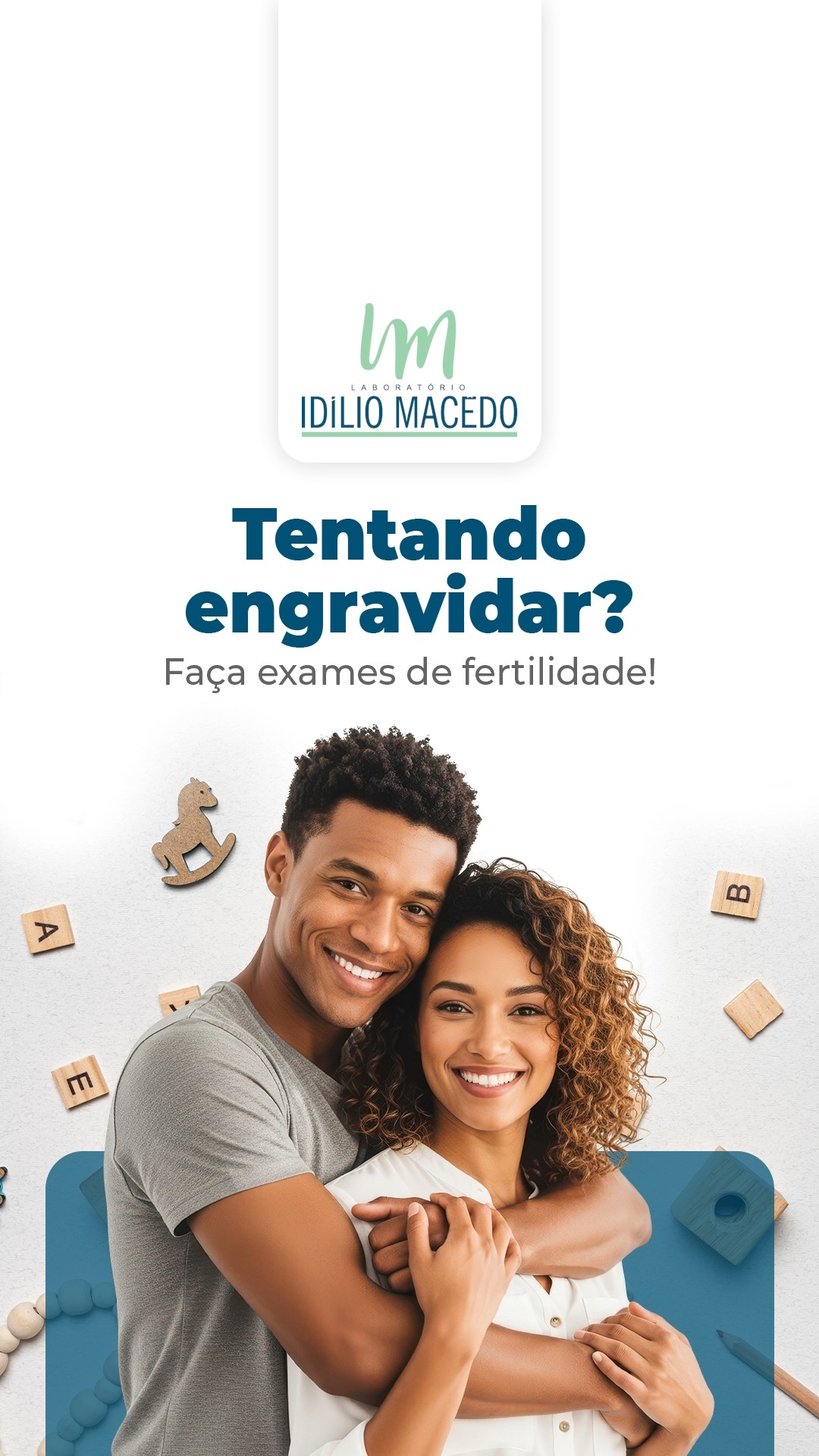 🔍 Exames ajudam a investigar causas hormonais, genéticas e metabólicas para a infertilidade em mulheres e homens, permitindo um cuidado mais direcionado e seguro.
Fale com nossa equipe e tire suas dúvidas sobre os exames ideais para o seu momento.
Laboratório Idílio Macêdo🖱️ laboratorioidiliomacedo.com.br
Whatsapp: (89) 99402-3347
Telefone: (89) 3522-1476
📍Matriz (Floriano/PI)
Rua Defala Attem, 490, Centro
🕐Horário de atendimento:
De segunda a sexta-feira, das 6h40 às 18h
Sábados, das 7h às 12h