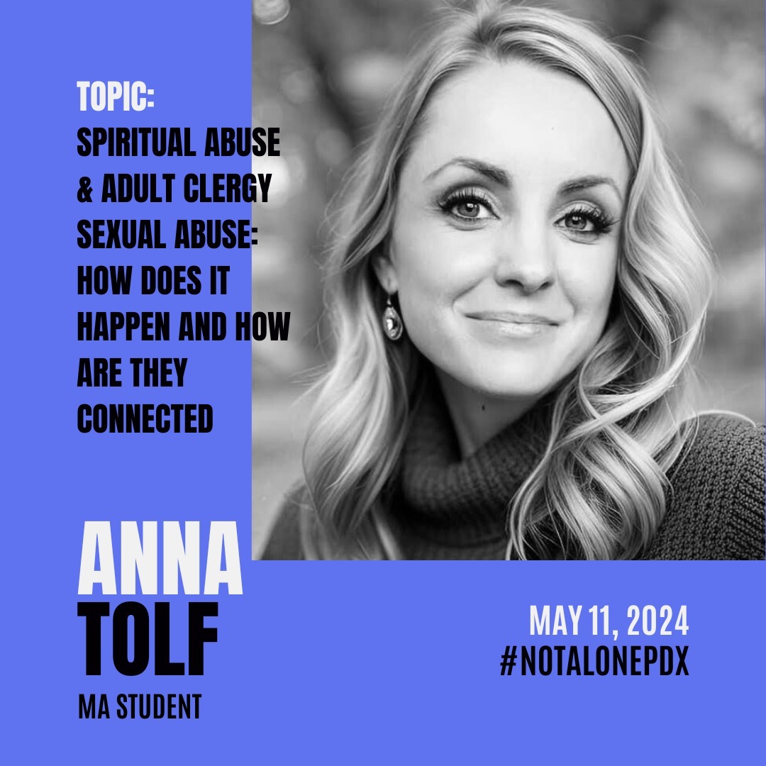 Featured Conference Presentation at Not Alone: A Conference for Survivors and Helping Professionals (LINK IN BIO)!
Spiritual Abuse & Adult Clergy Sexual Abuse: How Does it Happen and How Are They Connected - Presented by Anna Tolf
This presentation examines the intersectionality of spiritual abuse and sexual abuse of adults. Survivors of abuse in religious environments often have the experience of living with profound, lifelong wounds while not having access to the language for their experience. As a result, many are disbelieved, blamed and silenced by the institutions they trusted. It has only been in recent years that research has begun to address this hermeneutical injustice through the development of a conceptual understanding of spiritual abuse. As this knowledge base has broadened, there has also been an effort to develop accurate language for adult clergy sexual abuse. Due to the reality that many victims of abuse experience poly-victimization across their lifespan; it is helpful to identify how these two types of abuse overlap. Spiritual abuse is characterized by control and manipulation, it can also be a tool used to groom victims of adult clergy sexual abuse. In the research, identifiable patterns have been noted in the grooming process including the characteristics that make someone vulnerable to both spiritual abuse and adult clergy sexual abuse. In order to understand the nuanced and complex nature of these two forms of abuse, it is helpful to name these vulnerabilities and patterns. In the naming, we are both able to help survivors heal and prevent the traumatic re-enactment of abuse and abusive environments.
Anna Tolf, Co-Founder of Restored Voices Collective, a nonprofit championing survivors of Adult Clergy Sexual Abuse, brings a unique blend of advocacy and empathy to the forefront.
.
.
.
#notalonepdx #pdxevents #pdxconference #portlandevents #portlandoregon #portlandconference #traumarecovery #religioustrauma #religiousabuse #control #manipulators #religion #cultexpert #psychology #cultrecovery
