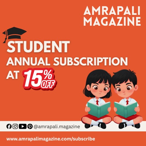 For the thinkers, dreamers, and culture-keepers of tomorrow.
Amrapali Magazine invites students to explore heritage, ideas, literature, and global perspectives — at a special student subscription rate.
.
We are giving 15% off to student subscribers. Visit www.amrapalimagazine.com/subscribe and fill the STUDENT SUBSCRIPTION FORM to avail the offer!
.
#amrapalimagazine #magazinesubscriptions #students