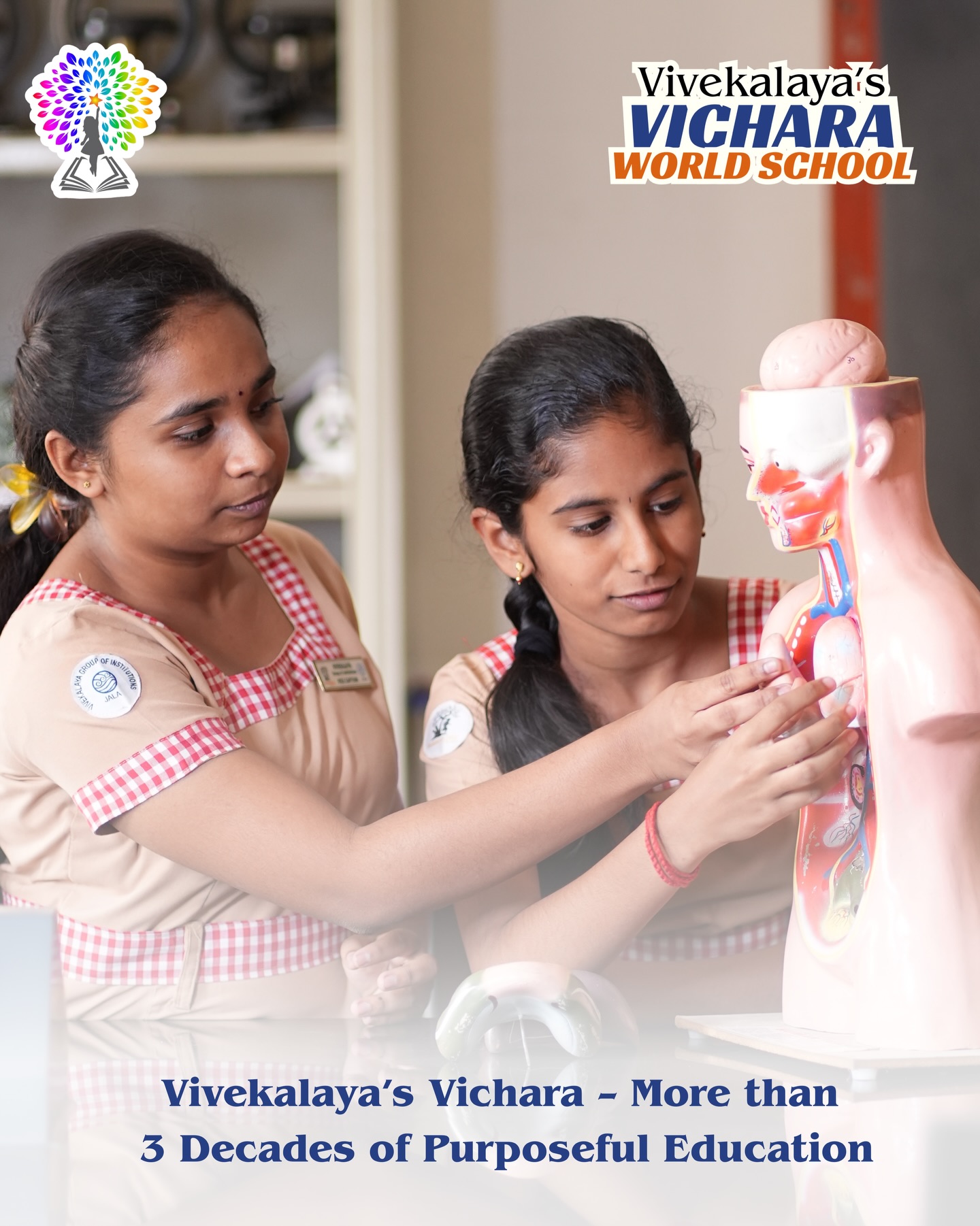 Vichara – Three Decades of Purposeful Education
For over 30 years, Vichara has stood for something deeper than academic success.
We have stood for character. For clarity. For conscious learning.
At Vichara, education is not confined to textbooks or examinations. It is a journey of discovering one’s strengths, nurturing curiosity, building resilience, and growing with values that last a lifetime.
In a world that constantly changes, our purpose remains the same —
to raise confident thinkers, compassionate leaders, and responsible citizens.
Every classroom discussion, every cultural celebration, every sporting milestone, and every quiet moment of reflection is designed with intention. Because we believe true education shapes not just intelligent minds, but grounded human beings.
Thirty+ years of trust from parents.
Thirty+ years of shaping futures with integrity.
Thirty+ years of believing that every child has a unique spark.
At Vichara, we don’t just prepare children for exams.
We prepare them for life.
Admissions Open.
Become part of a legacy built on purpose.