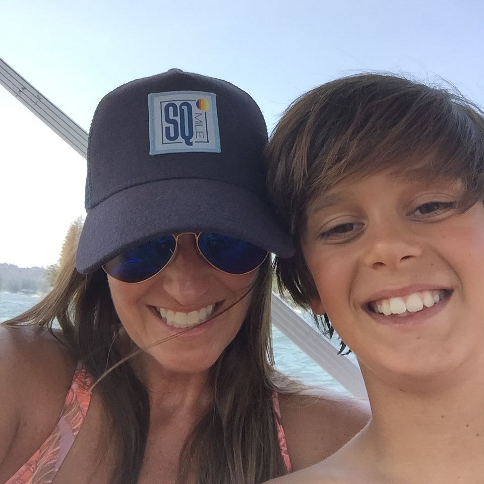 So happy to have @lucasbzu back from @skylake_yosemite! Amazing day on Bass Lake. #onesqmile #skylakeyosemitecamp #hermosabeach