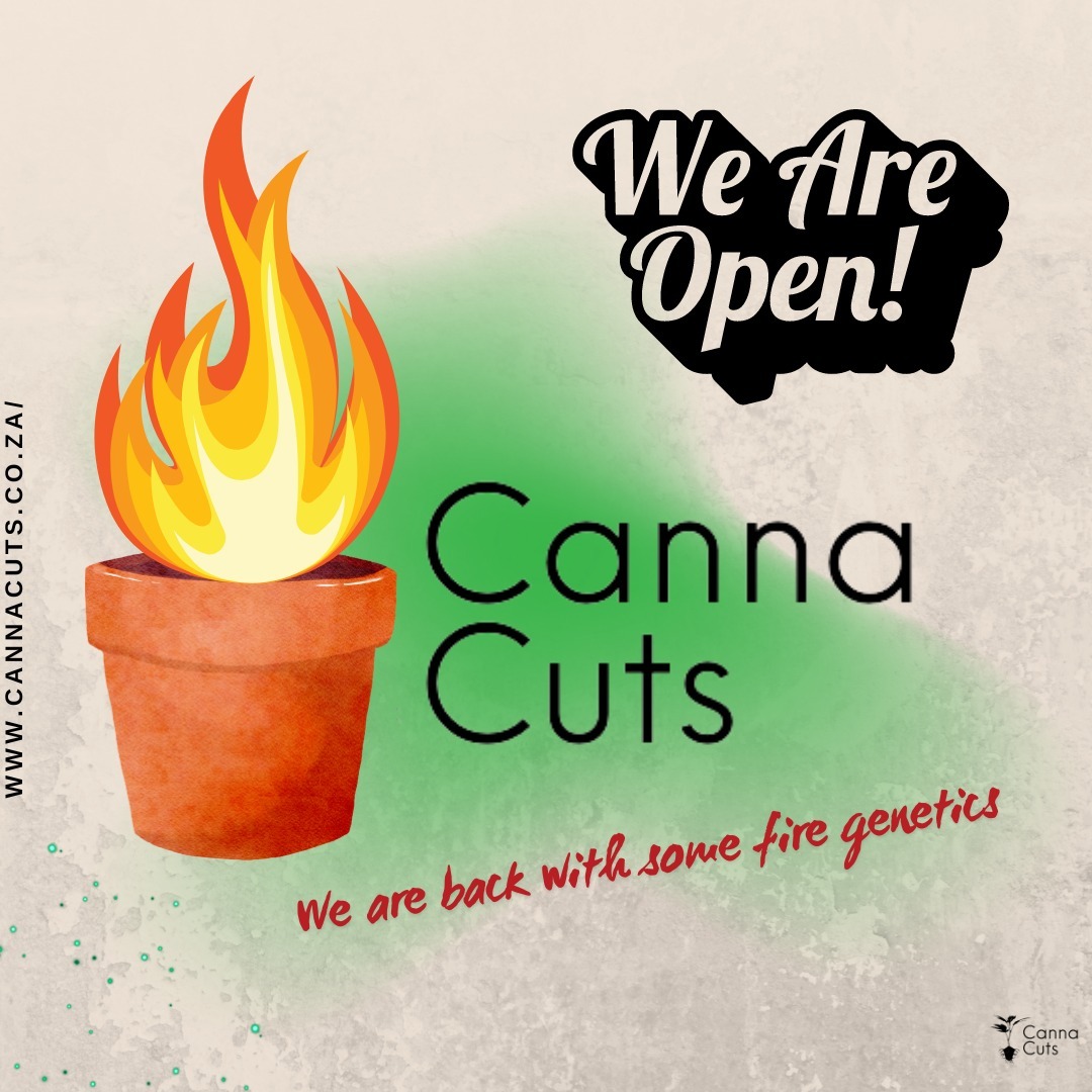 Canna Cuts is back!
We back in business and accepting pre-orders @ www.cannacuts.co.za !
Stay tuned for specials coming soon!