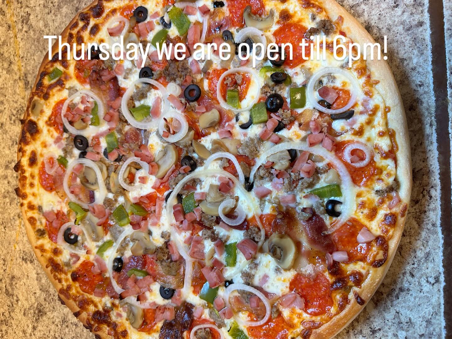 Happy Thursday! We are open till 6pm