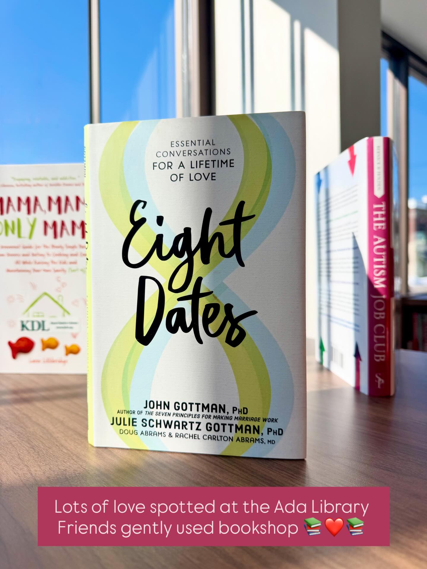 Lots of love on the shelves of the @adalibraryfriends used bookshop this weekend! Happy Valentine’s Day to our fellow book lovers! 📚❤️📚