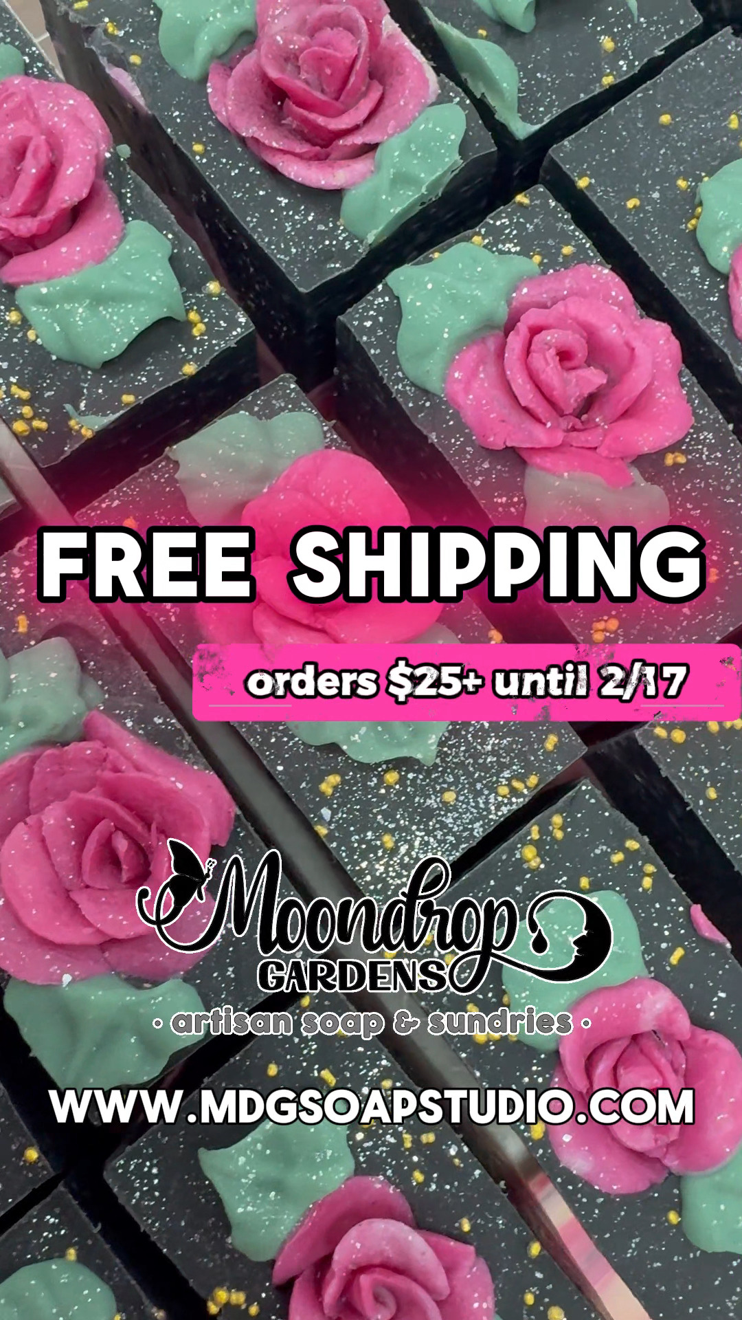 LOVE IS IN THE AIR — & SHIPPING IS FREE ✨
Valentine’s Weekend Special 💌
Enjoy FREE shipping on all orders —
because gifting should feel as sweet as it smells.
Naturally handcrafted. Artfully made.
Perfect for your Valentine… or yourself 🌙
FREE SHIPPING on Orders $25+
PLUS FREE HEART ROSE QUARTZ CRYSTAL
OFFERS valid until Feb 17th
#ValentineGift #FreeShipping #MoondropGardens #BotanicalBeauty #HandmadeWithLove
