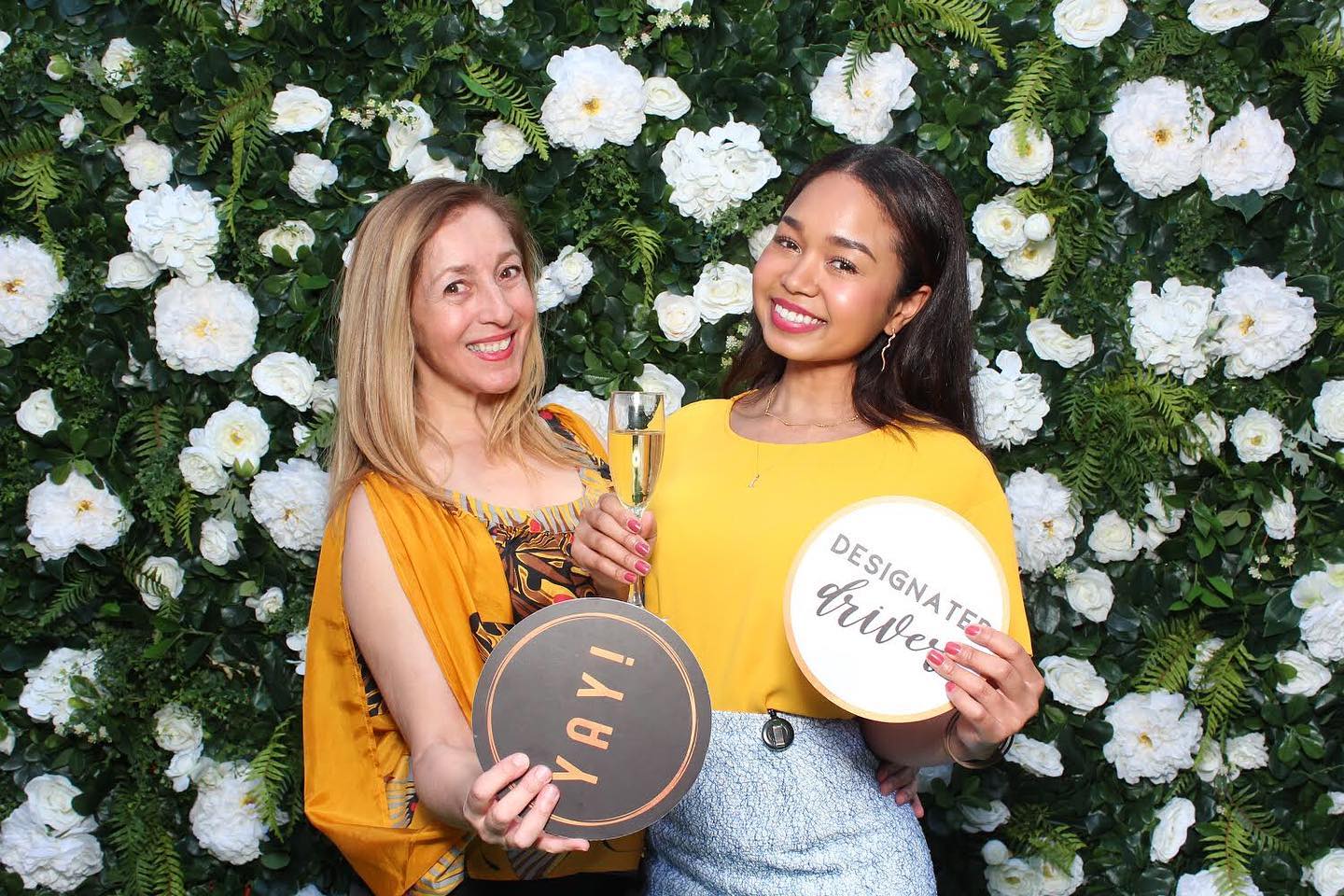 Our new white and green flower wall ✨✨ Stuck on names for this wall, send your ideas our way! 🍃🌿