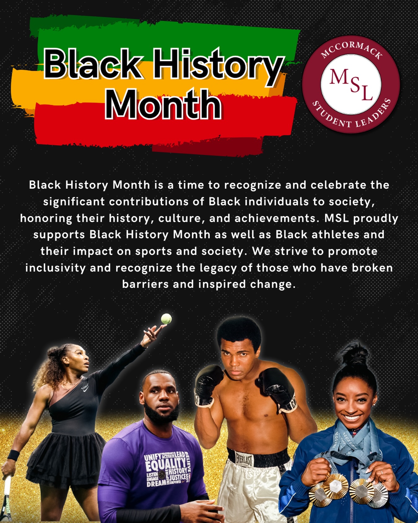 In honor of Black History Month, MSL would like to celebrate and recognize the excellence of Black athletes who have helped shape the world of sports and paved the way for future generations both on and off the field.