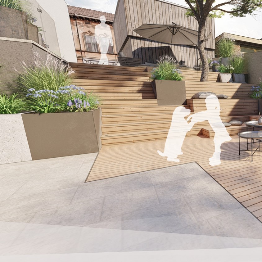 Projet de revitalisation d'un talus.
Réalisation pour le compte d'un client privé.
Terrasse et gradins en bois - Bacs en acier thermolaqué - Plantation de vivaces et graminées
#begreen #architecture #paysage #projetexterieur #terrasse #deckenbois #jardin #jardinprivé #bureaudetudes #vosidees #notreexpertise