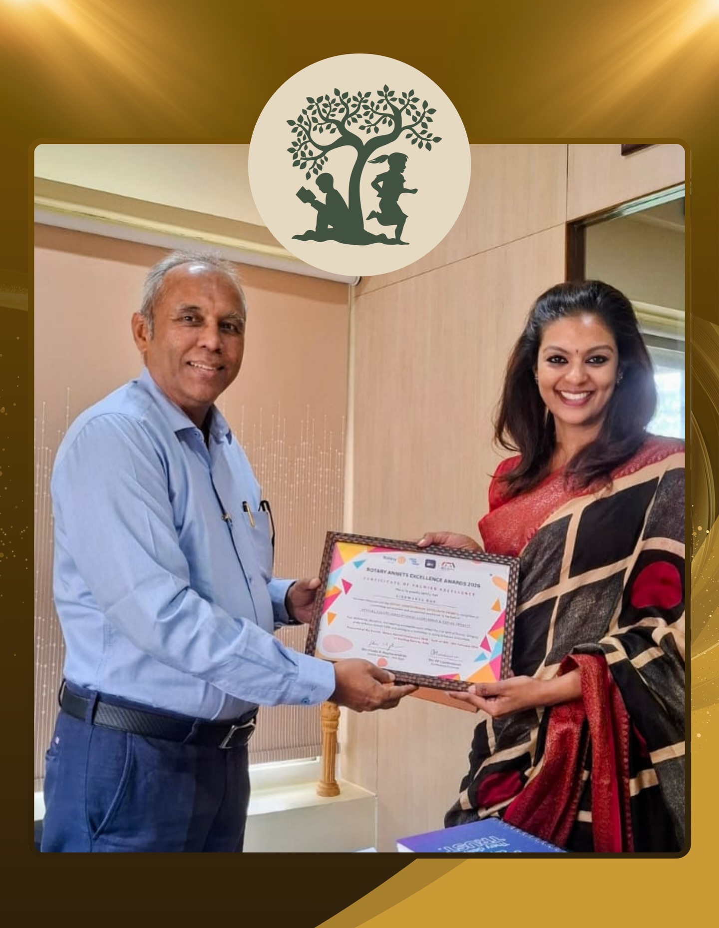 We are proud to share that @msaishwaryarao , Director of the Vivekalaya Group of Institutions, has been honoured with the Rotary Annets Premier Excellence Award 2026 for her exceptional contribution to educational leadership and meaningful social impact.
This prestigious recognition reflects not just an individual achievement, but a philosophy — years of vision-driven leadership, compassionate guidance, and an unwavering commitment to shaping confident, value-rooted young individuals. The spirit of Rotary, grounded in service and integrity, beautifully aligns with the culture we nurture every day at Vivekalaya.
At Vivekalaya, leadership is not about position — it is about purpose. It is about creating environments where children feel seen, heard, and inspired to grow into responsible global citizens.
This milestone strengthens our promise to parents: your child is guided by experienced, value-based leadership that believes in excellence with heart.
✨ Admissions Open.
Join a legacy where education is thoughtful, purposeful, and future-ready.