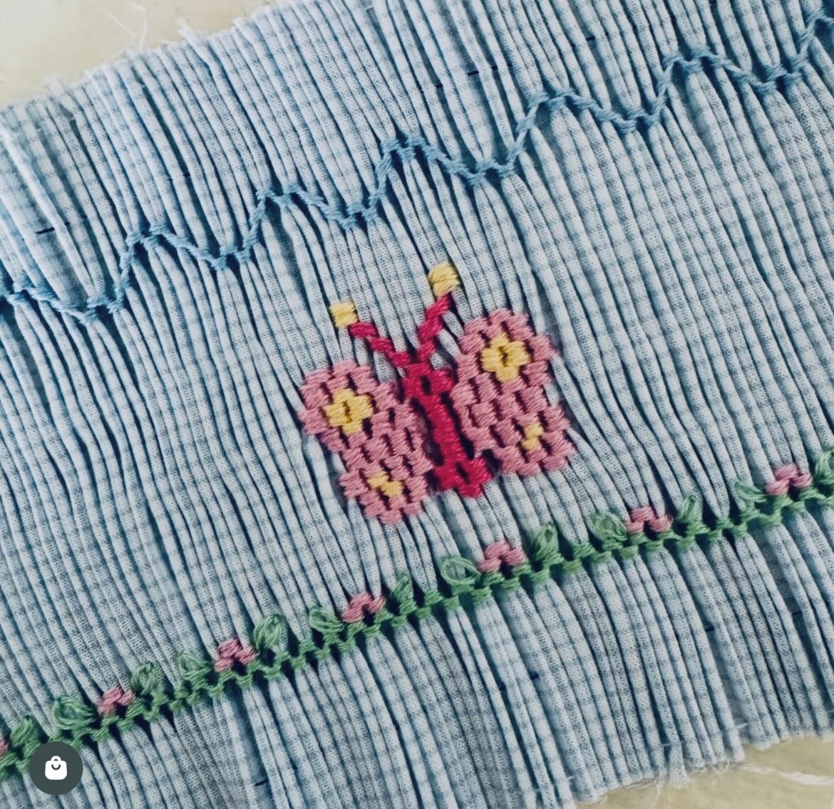 Smocked Butterflies and Spring are the perfect mix! đŚ
Grab âPiperâs Butterfliesâ today!
#smockingplate #lovetosmock