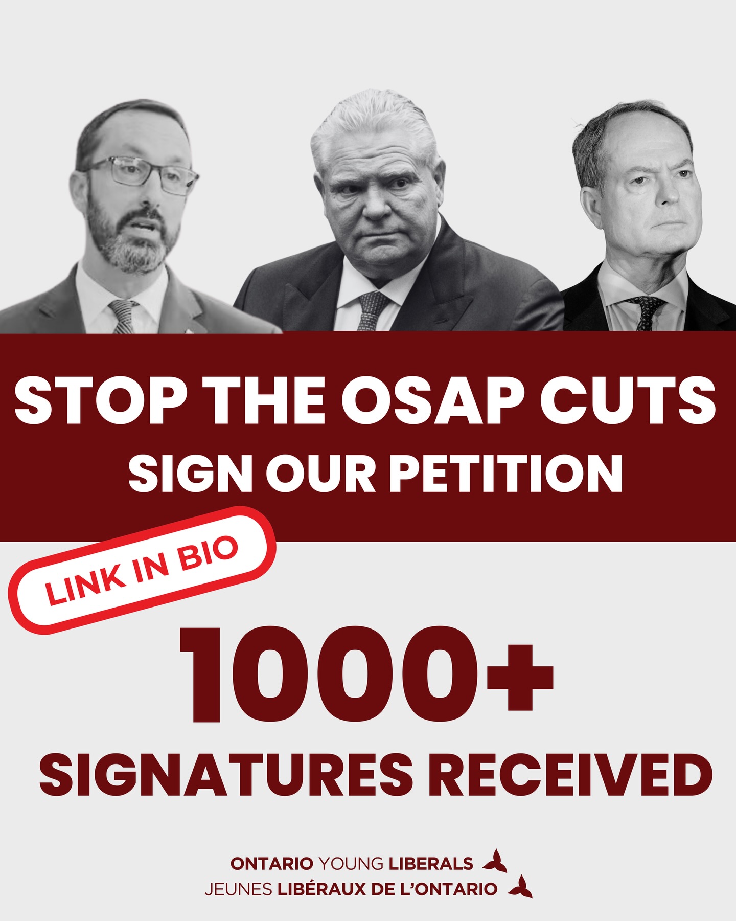 Less support and more debt. Don’t let this happen quietly.
Over 1,000+ signatures and counting. Students, parents and allies are speaking out.
Sign our petition. Link in bio.
//
Moins de soutien, plus de dettes. Ne laissez pas cela se produire en silence.
Plus de 1 000 signatures et ça continue. Étudiantes, étudiants, parents et alliés se mobilisent.
Signez notre pétition. Lien dans la bio.
#onpoli #olp #osap