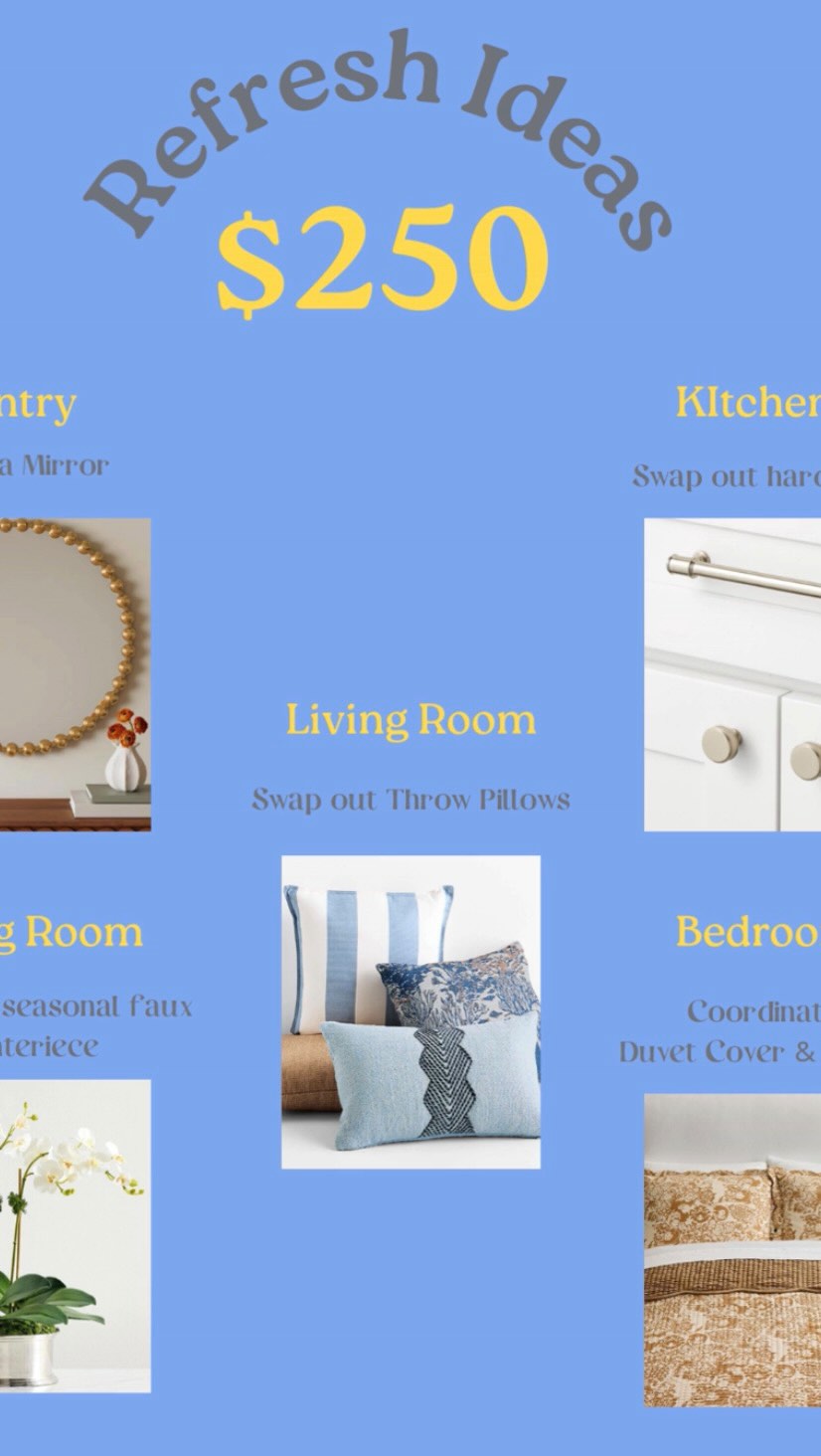 If you have $250 to spend on your 🏡 home, here’s what you should buy for an easy mini refresh.
#diyhomeimprovement #diyhome #homeinspirationideas #homeupgrades #homeimprovementideas