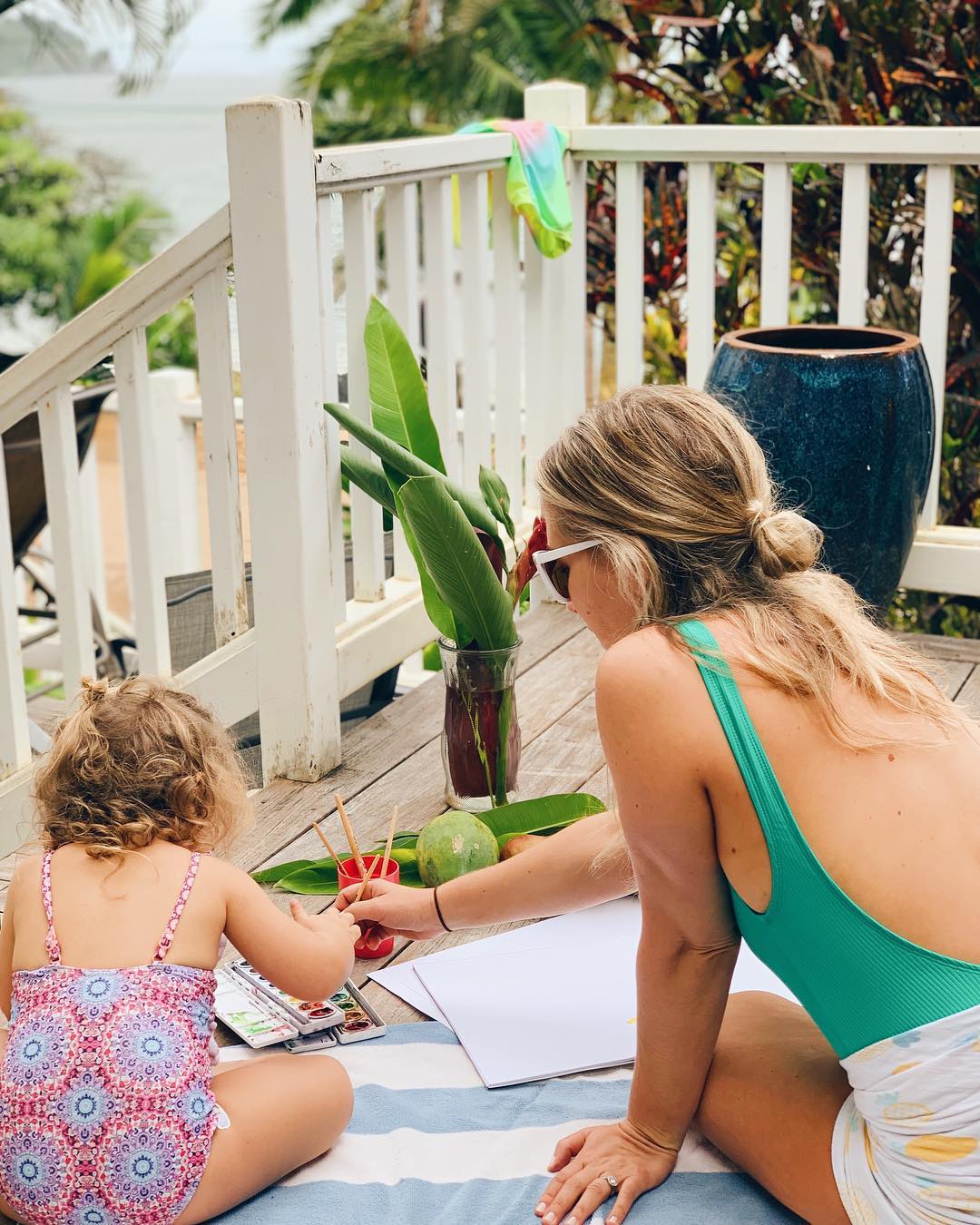 Watercolor still life with my Lilikoi 🌺 #lilyjeanphelps